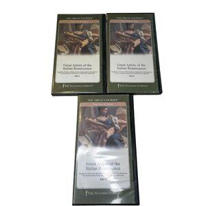 Great Artist of the Italian Renaissance Fine Arts Music Course DVD u COMPLETE Se